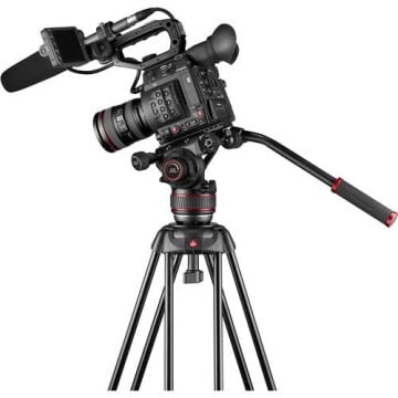 MVK608TWINFA Nitrotech 608 & 645 Alu Twin FTT Video Tripod Kit