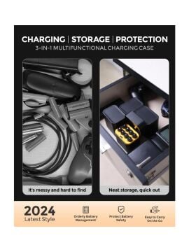 3000mWh AA & 1300mWh AAA Lityum Şarjlı Pil Seti (4+4) Yuvalı Şarj Ünitesi