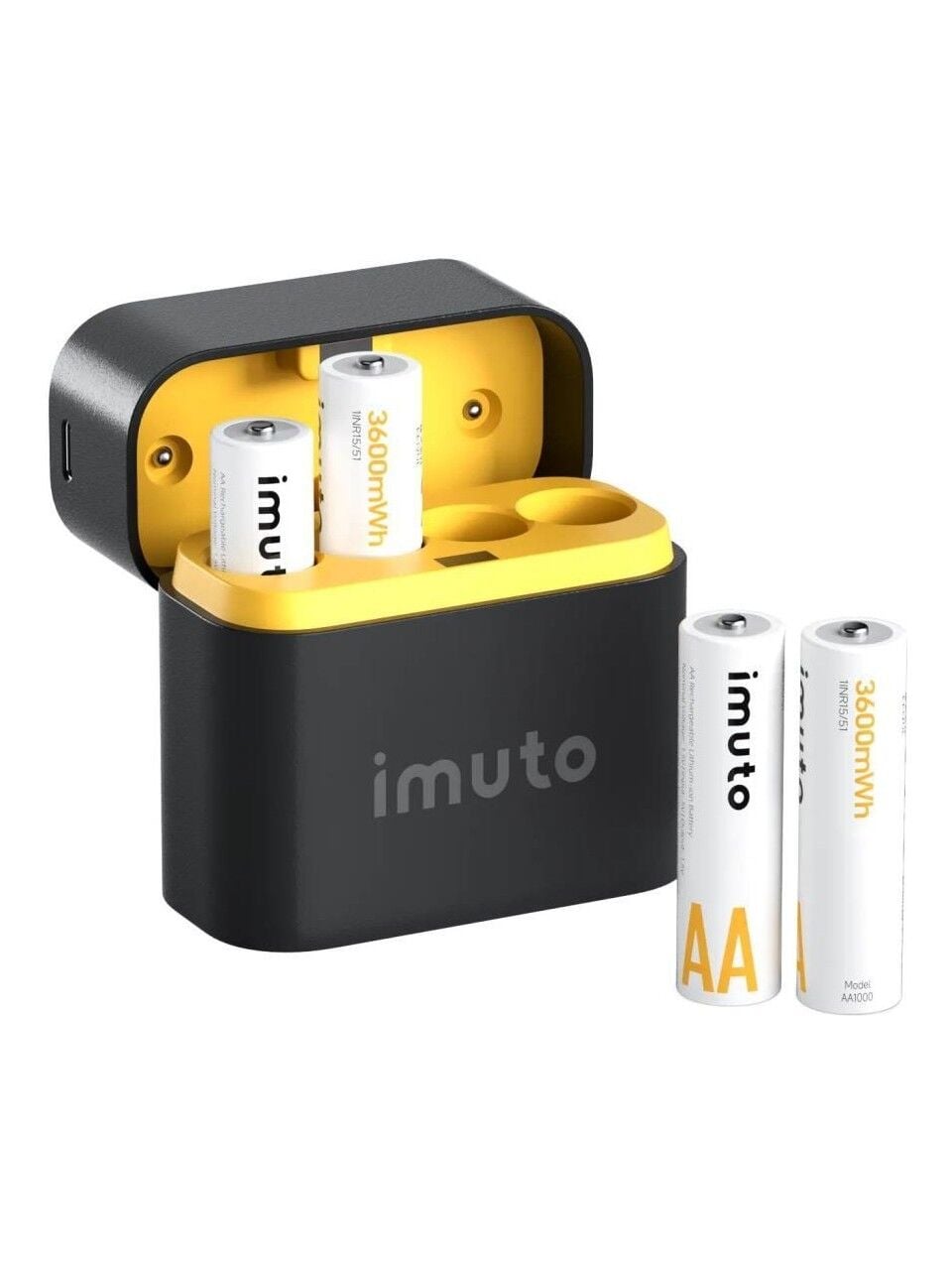 3600MWH Aa Şarj Edilebilir Lityum Pil Seti (4’lü) Hızlı Şarj Cihazı