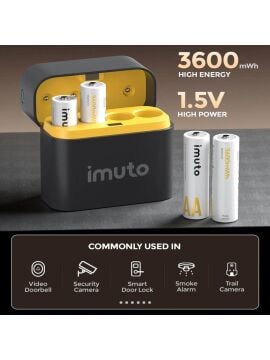 3600MWH Aa Şarj Edilebilir Lityum Pil Seti (4’lü) Hızlı Şarj Cihazı