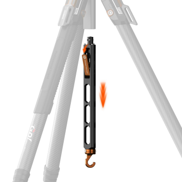 T1SV5 Snap-Open Karbon Fiber Tripod + V5 Fluid Head