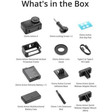 Osmo Action 4 Adventure Combo Aksiyon Kamerası