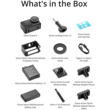 Osmo Action 4 Adventure Combo Aksiyon Kamerası