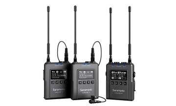 Uw-Mic9s Kit 2 (TX+TX+RX) Kablosuz Mikrofon Sistemi