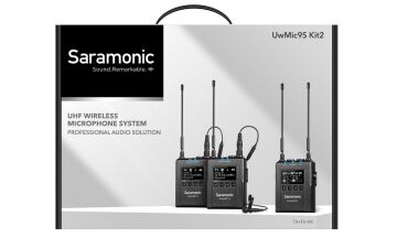 Uw-Mic9s Kit 2 (TX+TX+RX) Kablosuz Mikrofon Sistemi