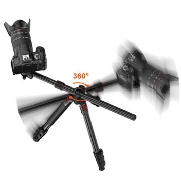 KX3939Mini-A32 Çok Fonksiyonlu Yatay Tripod ve Monopod