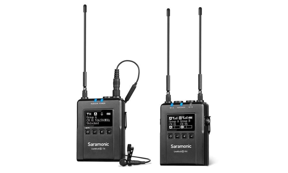 Uw-Mic9S Kit 1 (TX+RX) Kablosuz Mikrofon Sistemi