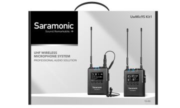 Uw-Mic9S Kit 1 (TX+RX) Kablosuz Mikrofon Sistemi