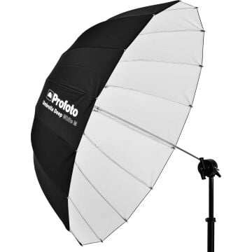 Derin Beyaz Şemsiye M 105cm (100986)
