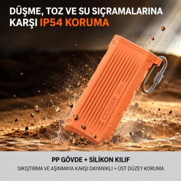 E10 Taşınabilir Yüksek Hızlı Kart Okuyucu (Turuncu)