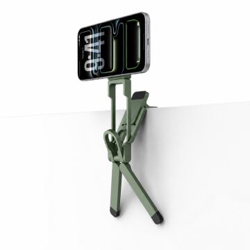 DP58 Çok Açılı Manyetik Telefon Tripodu (Yeşil)