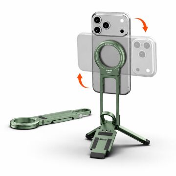 DP58 Çok Açılı Manyetik Telefon Tripodu (Yeşil)