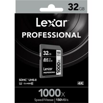 Professional 32GB 1000x SDHC UHS-II SD Hafıza Kartı