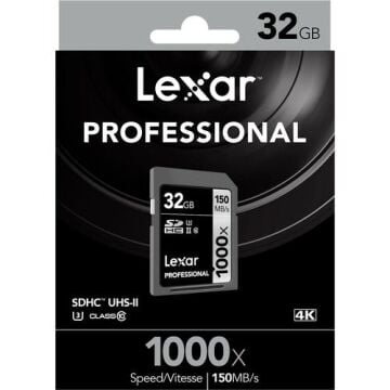 Professional 32GB 1000x SDHC UHS-II SD Hafıza Kartı