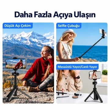 MT30Pro Telefon Tripodu (Siyah)