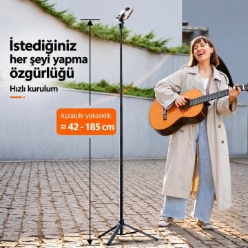 MT66 Bluetooth Kumandalı Telefon Tripodu