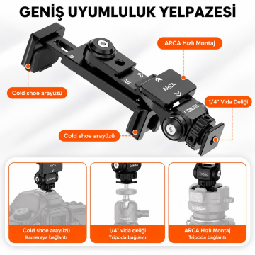 EX390 360° Ayarlanabilir Metal Telefon Tutucu