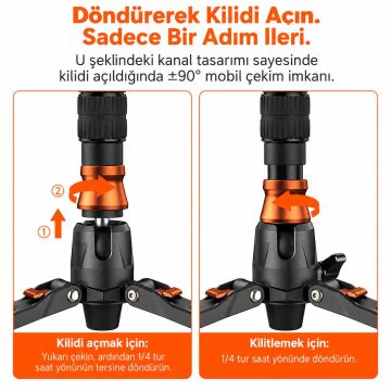 DX428C Karbon Fiber Monopod + Q6 Video Fluid Head