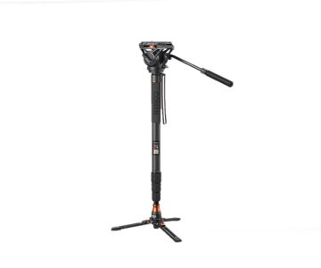 DX428C Karbon Fiber Monopod + Q6 Video Fluid Head