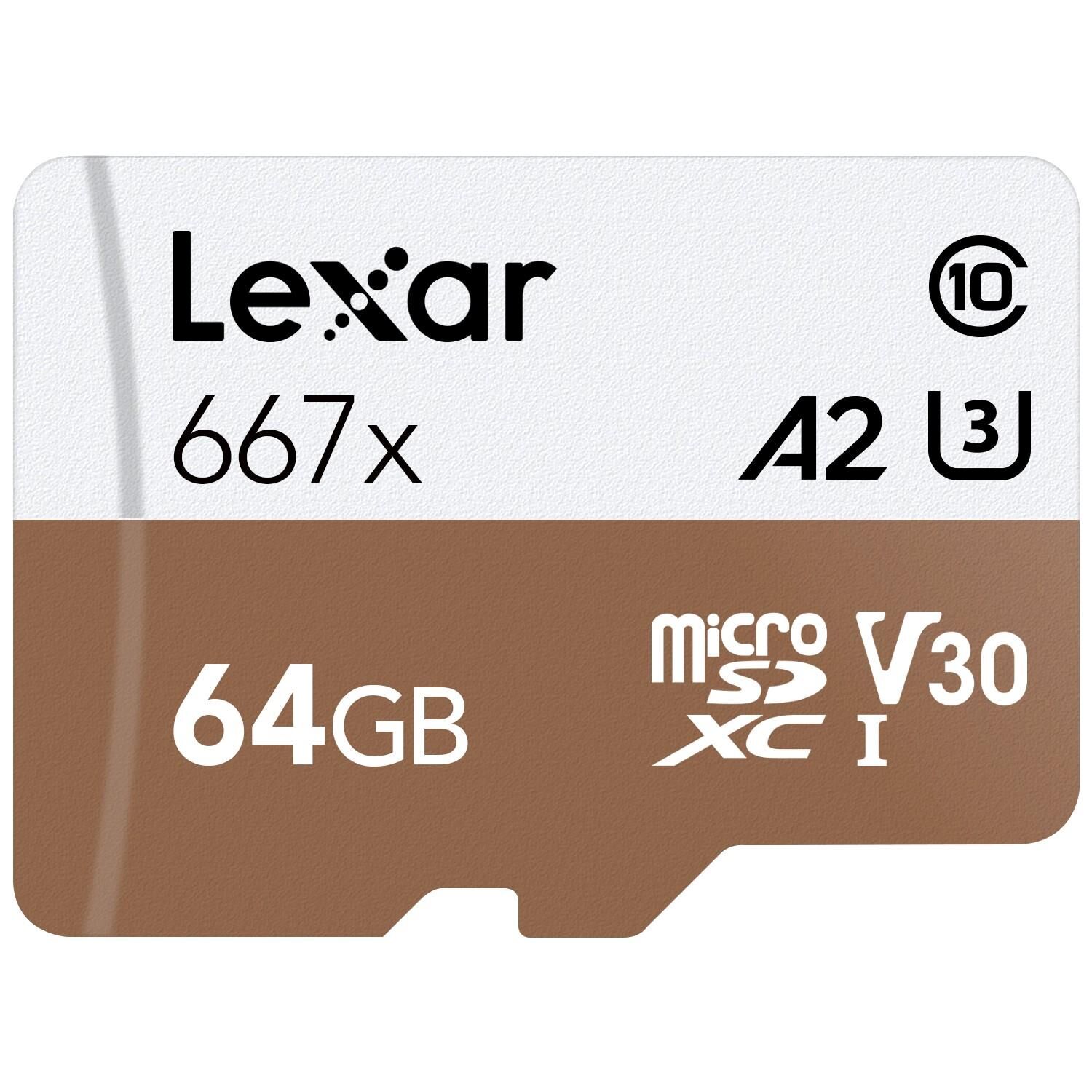 Professional 64GB 667x Video MicroSDXC UHS-I Hafıza Kartı