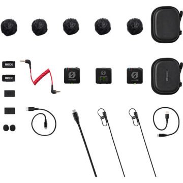 Wireless Pro 2 Kişilik Kablosuz Yaka Mikrofonu