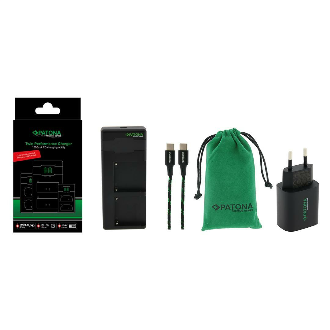 Canon LP-E17 Bataryalar İçin Premium Twin Performance PD Şarj Aleti (161939)