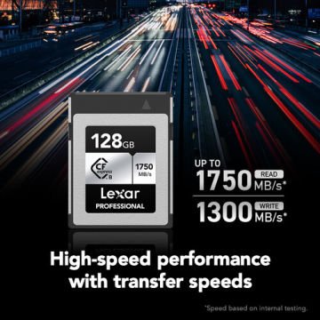 Professional 128 GB CF Express Type B Silver Hafıza Kartı