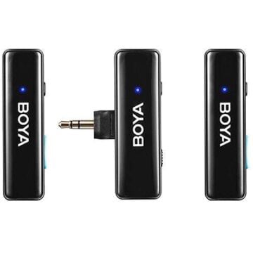Boyalink All-In-One Kablosuz İkili Yaka Mikrofonu