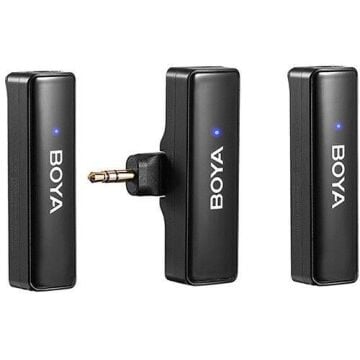 Boyalink All-In-One Kablosuz İkili Yaka Mikrofonu