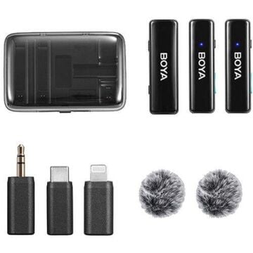 Boyalink All-In-One Kablosuz İkili Yaka Mikrofonu
