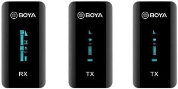 Boya BY-XM6-S2 Kablosuz İkili Yaka Mikrofonu