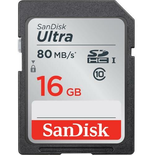 Ultra 16GB SDHC UHS-I 80 MB/s SD Hafıza Kartı
