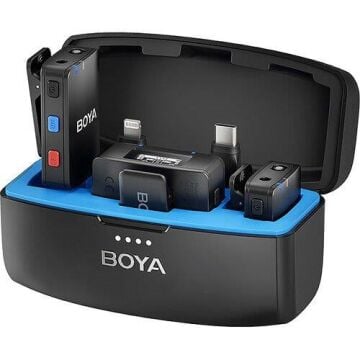 Boya Boyamic All-In-One Kablosuz İkili Yaka Mikrofonu