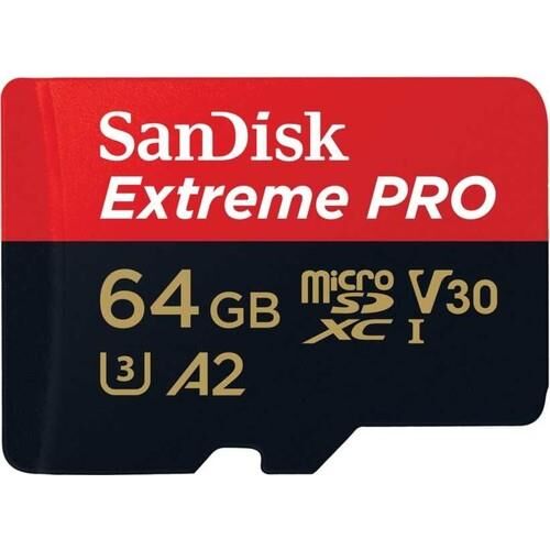 64GB Extreme Pro UHS-I MicroSDXC Hafıza Kartı