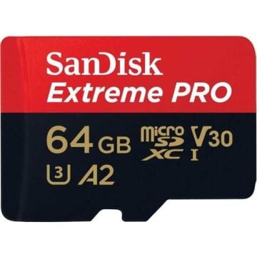 64GB Extreme Pro UHS-I MicroSDXC Hafıza Kartı