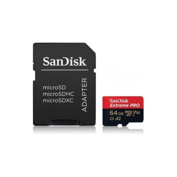 64GB Extreme Pro UHS-I MicroSDXC Hafıza Kartı