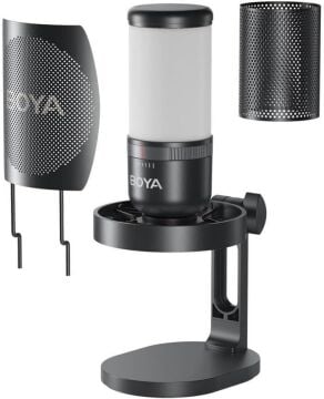 Boya K3 RGB Aydınlatmalı Condenser USB Mikrofon