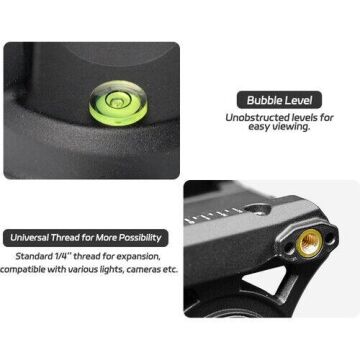 MQP16260S Pineta Pro Karbon Fiber & FH60S Video Fluid Kafa Monopod Kit