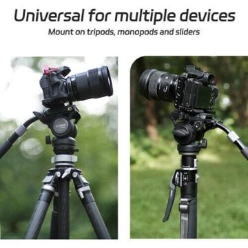 MQP16260S Pineta Pro Karbon Fiber & FH60S Video Fluid Kafa Monopod Kit