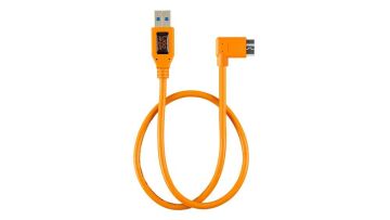 TetherPro USB 3.0 to USB 3.0 Micro-B 5-Pin Dik Açılı 50 cm Bağlantı Kablosu