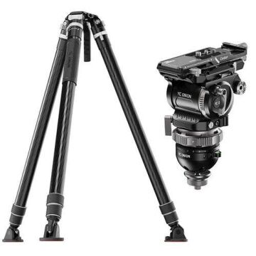 YCTPCLCB7R Pineta Lite & CB7 Cedar Fluid Head Karbon Fiber Tripod Kit