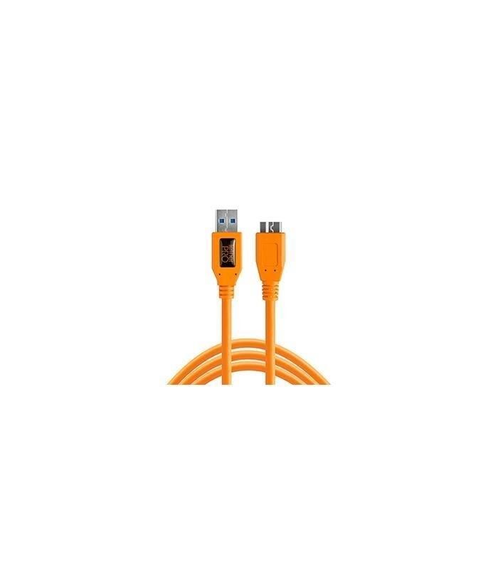 TetherPro USB 3.0 to Micro-B Turuncu 30 cm Bağlantı Kablosu
