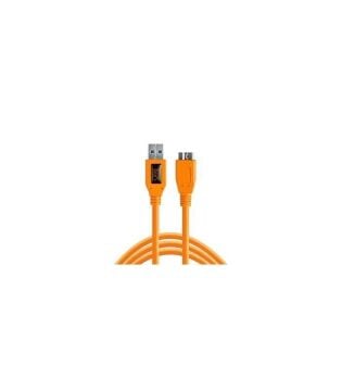 TetherPro USB 3.0 to Micro-B Turuncu 30 cm Bağlantı Kablosu