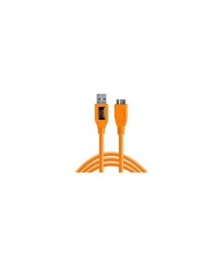 TetherPro USB 3.0 to Micro-B Turuncu 30 cm Bağlantı Kablosu