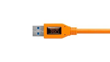 TetherPro USB 3.0 to Micro-B Turuncu 30 cm Bağlantı Kablosu