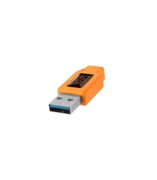 TetherPro USB 3.0 to Micro-B Turuncu 30 cm Bağlantı Kablosu
