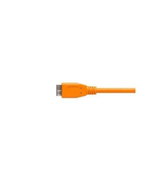 TetherPro USB 3.0 to Micro-B Turuncu 30 cm Bağlantı Kablosu