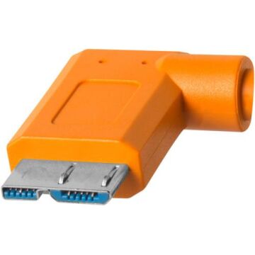 TetherPro USB-C to USB 3.0 Micro-B Dik Açılı 4.6 m Bağlantı Kablosu