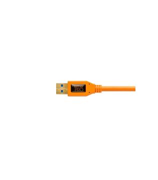 TetherPro USB 3.0 to Micro-B Right Angle Dik Açılı 4.6 m Bağlantı Kablosu
