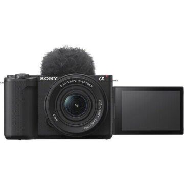 ZV-E10 II + 16-50mm Lens Kit Dijital Fotoğraf Makinesi (Siyah)